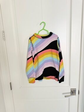 Burton Kids Rainbow Fleece Base Layer Top Sweatshirt DRYRIDE Ultrawick XS 5 Kids